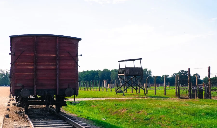 fence of the Auschwitz camp